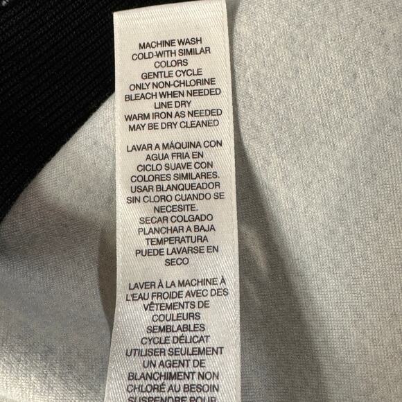 Chico’s SZ 1 (8/Medium) Ankle Pants Geometric Stretch Elastic Waist Mid-Rise - Picture 6 of 6